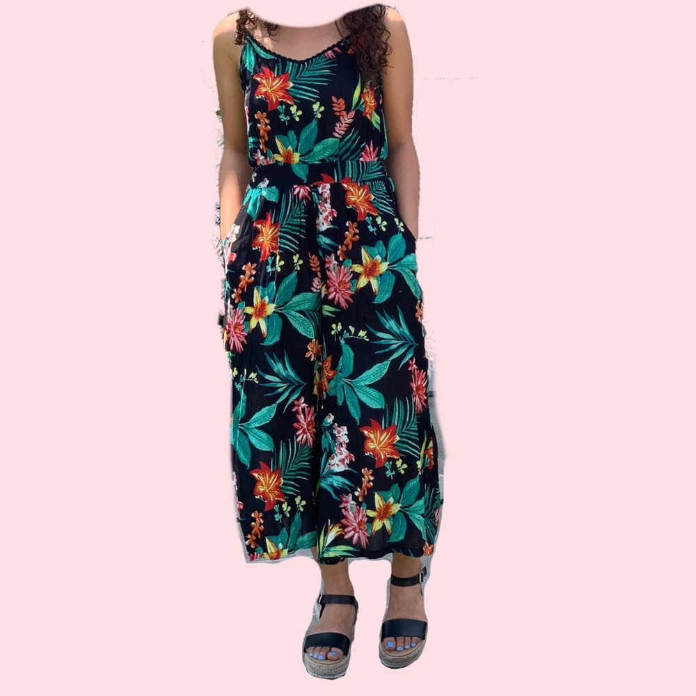 Tropics Floral Jumpsuit/Romper